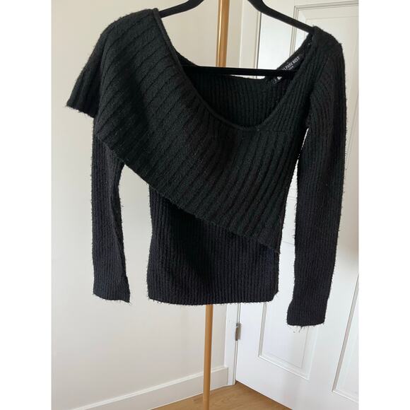 Central Park West Bailey Off The Shoulder Sweater - Picture 5 of 10